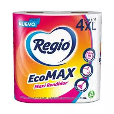 Papel higiénico Regio Ecomax 4 rollo