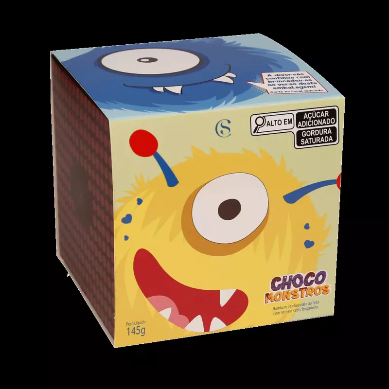 Cubo chocomonstros 145g