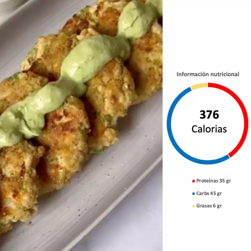 Lunes 6 Julio - Croquetas de pollo