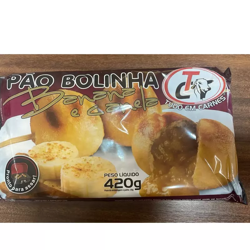 Pão Bolinha Banana e Canela