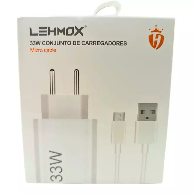 CARREGADOR LEHMOX 33W V8 LE-405