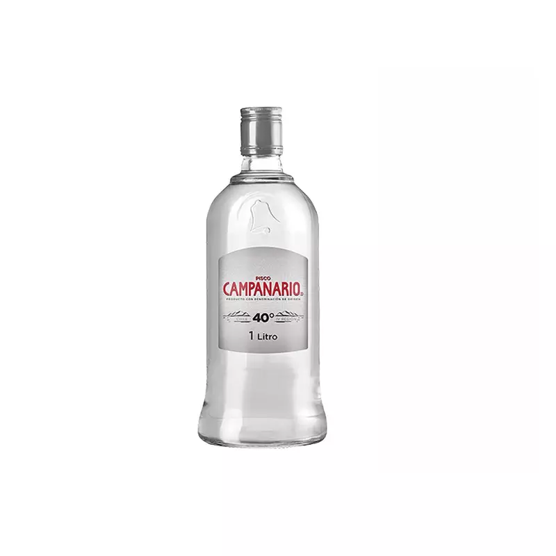 Pisco Campanario Blanco 40° 1 Lts