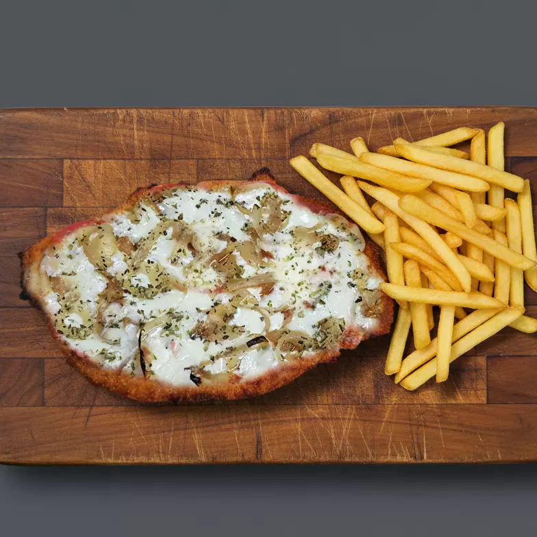 Milanesa/ suprema a la Fugazzeta