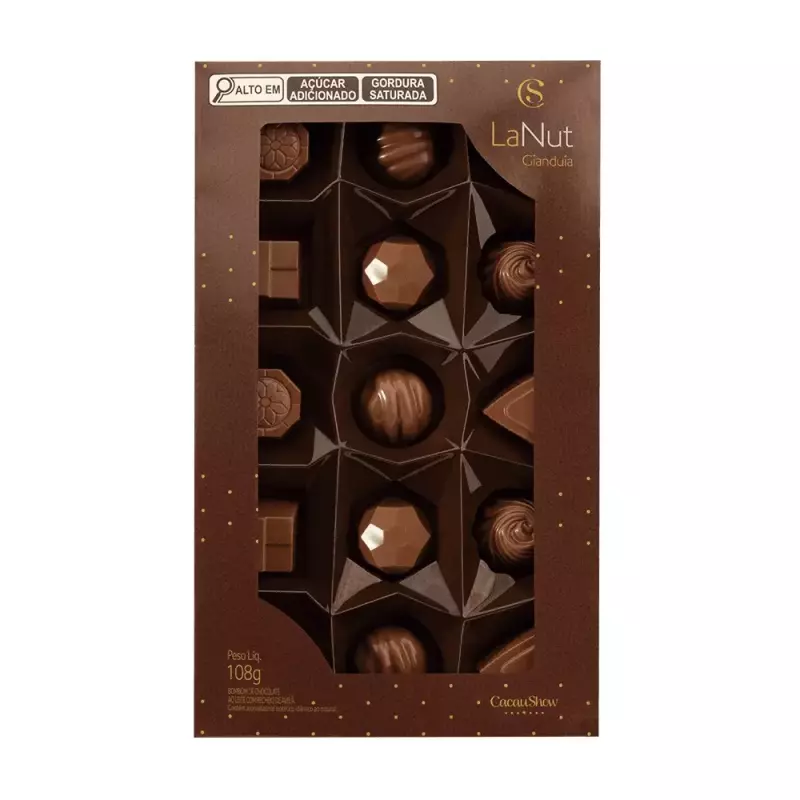Caixa de Bombons Mini Show LaNut108g