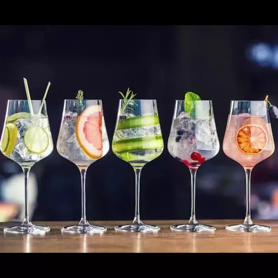 GIN TÔNICA COM FRUTAS DA ESTAÇÃO