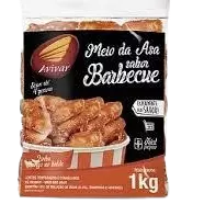 Meio da Asa com Barbecue 1kg Avivar
