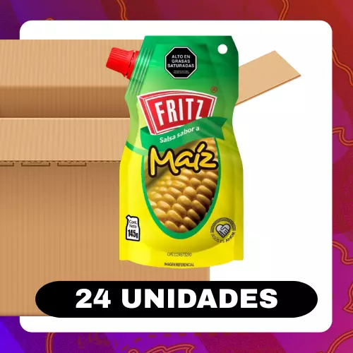 Bulto Fritz Salsa Maíz 145g