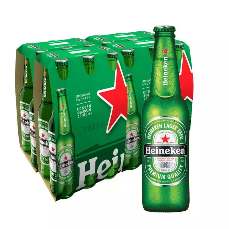 CERVEJA HEINEKEN LONG NECK CX C 6UN