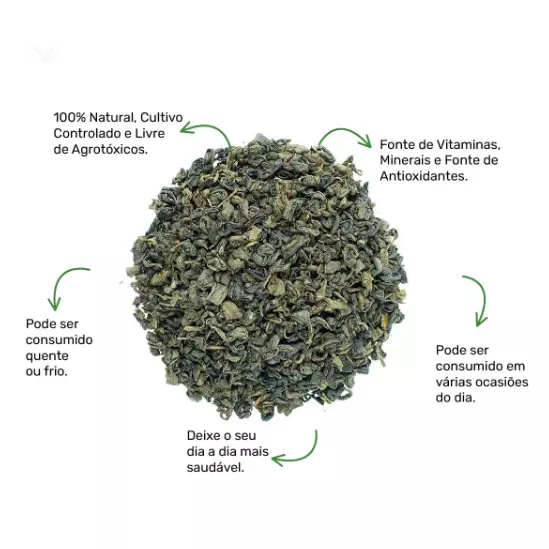Cha verde importado - 20g
