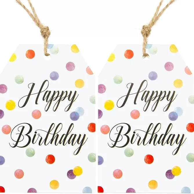 Etiqueta Happy Birthday