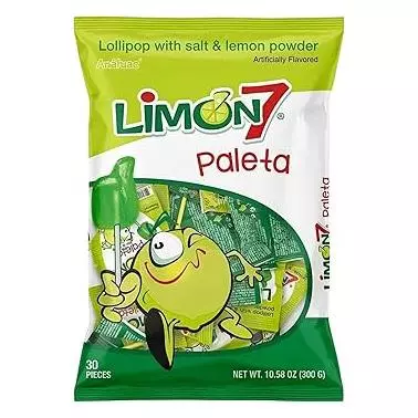 Paleta de sal limon x 30 unidades