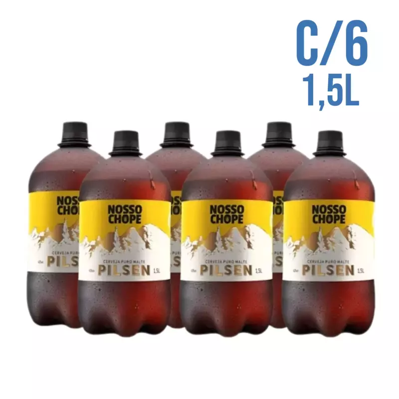 Chopp Pilsen Puro Malte 1,5L C/6🍻