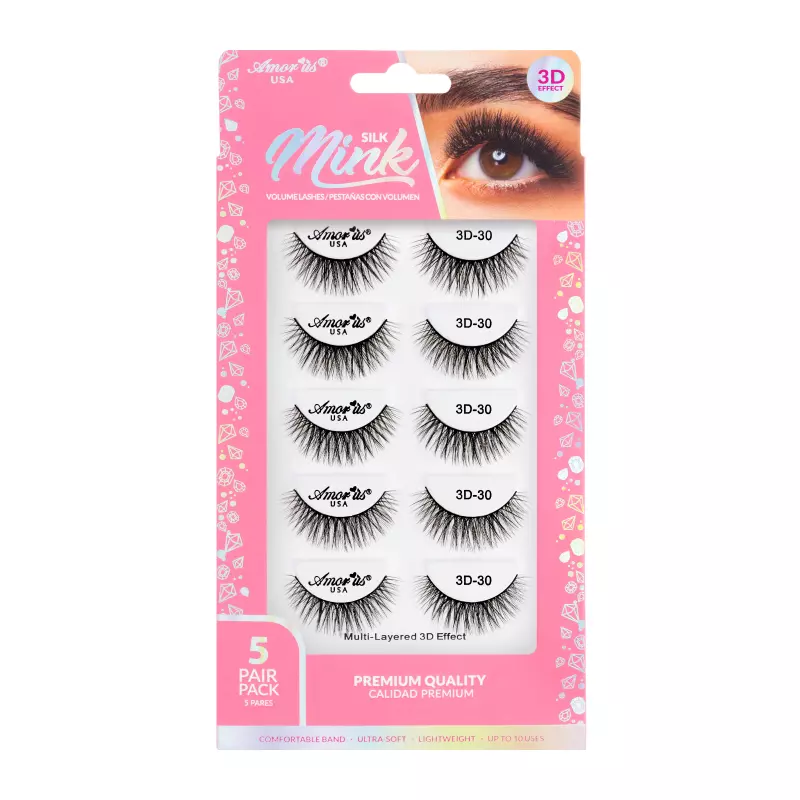 SILK MINK 5 PAIR 3D5P-30