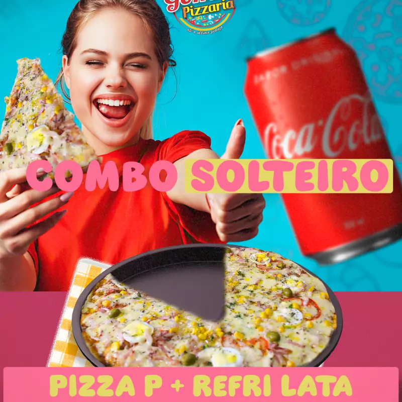 Combo Individual: Fatia + Refri LATA