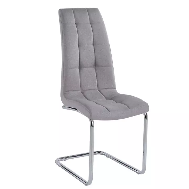 Silla Bea tapizado lino gris o beige