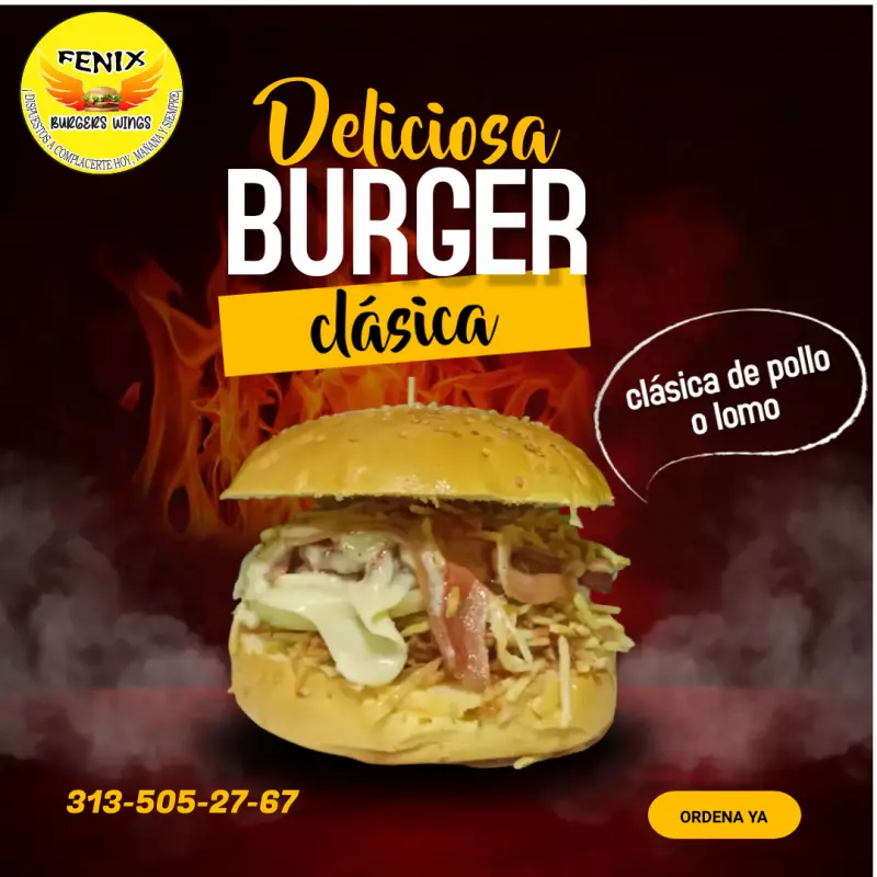 CLÁSICA POLLO O LOMO