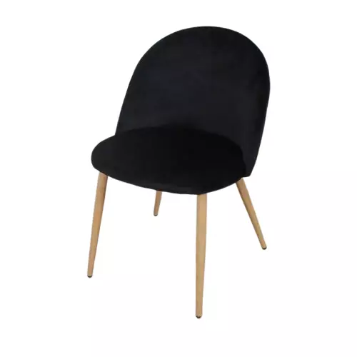 Silla Paris Pata Simil madera Negro