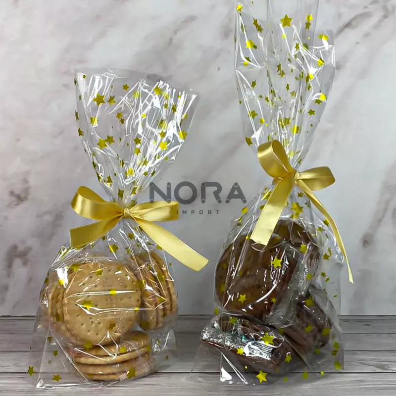 Bolsa de celofán estrellas