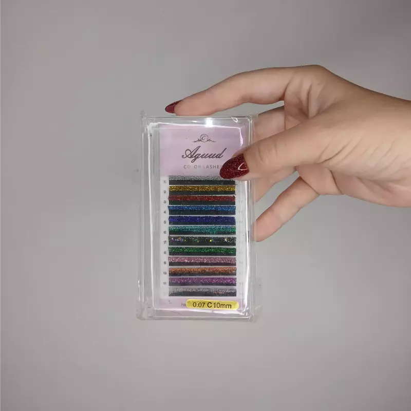 Pestañas de colores de Brillo