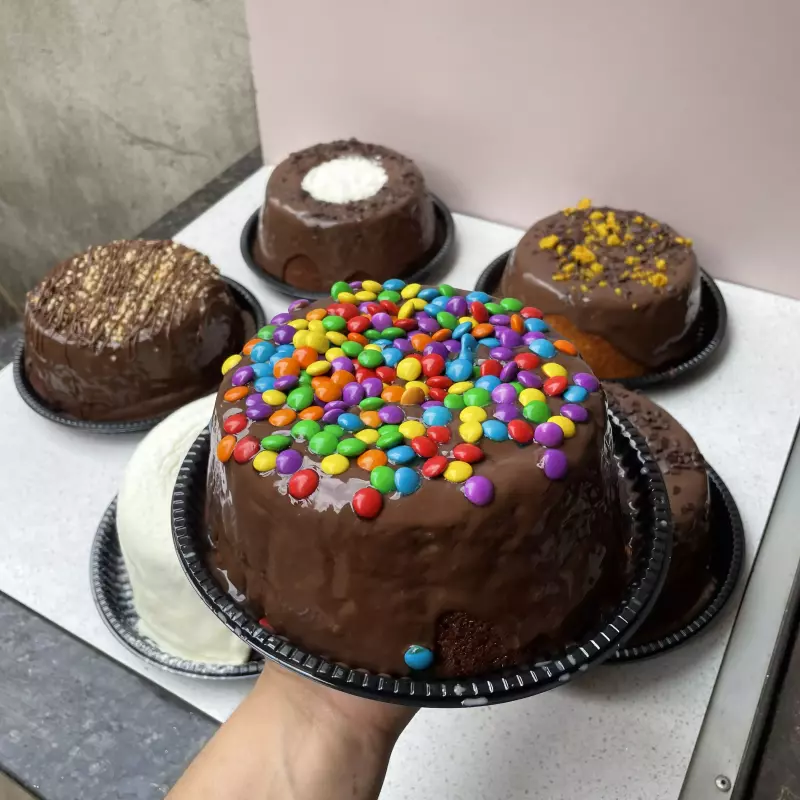 Bolo vulcão chocolate disquete (M)