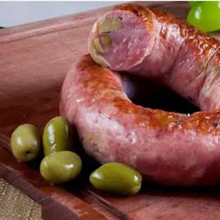 Linguiça Bovina c/  AZEITONA