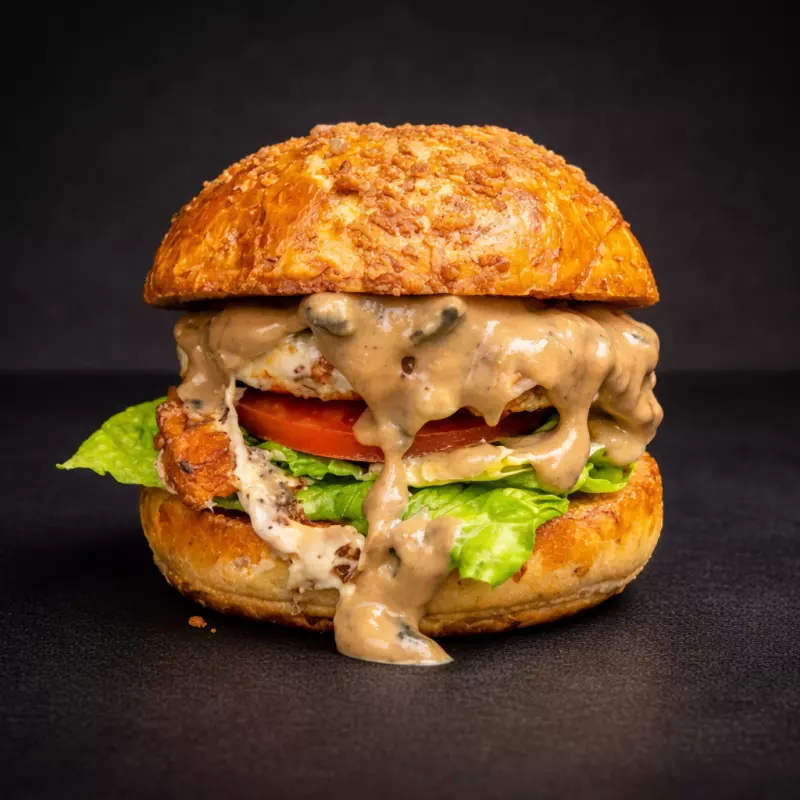 hamburguesa CHAMPIÑONES