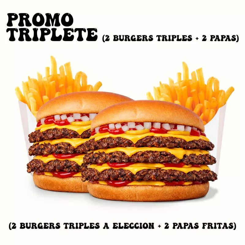 Promo Triplete + 2 Fritas