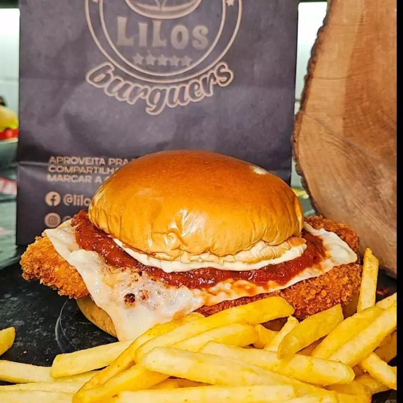 Divino Parme + lilos Fritas(🍔+🍟)