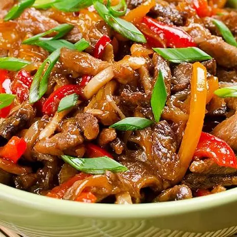 Cerdo Fajitas