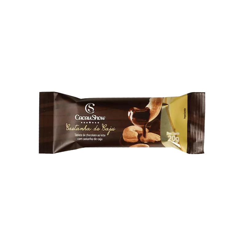 Tablete castanha de caju 20g