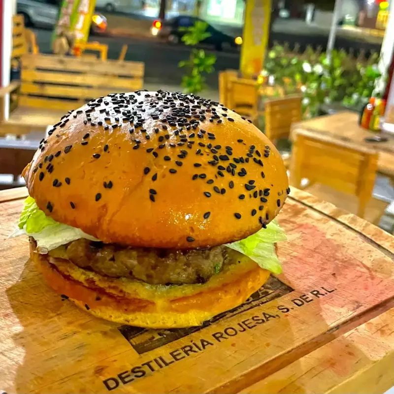 Hamburguesa de Arrachera