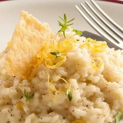 Risoto de Limão Siciliano com Damasc