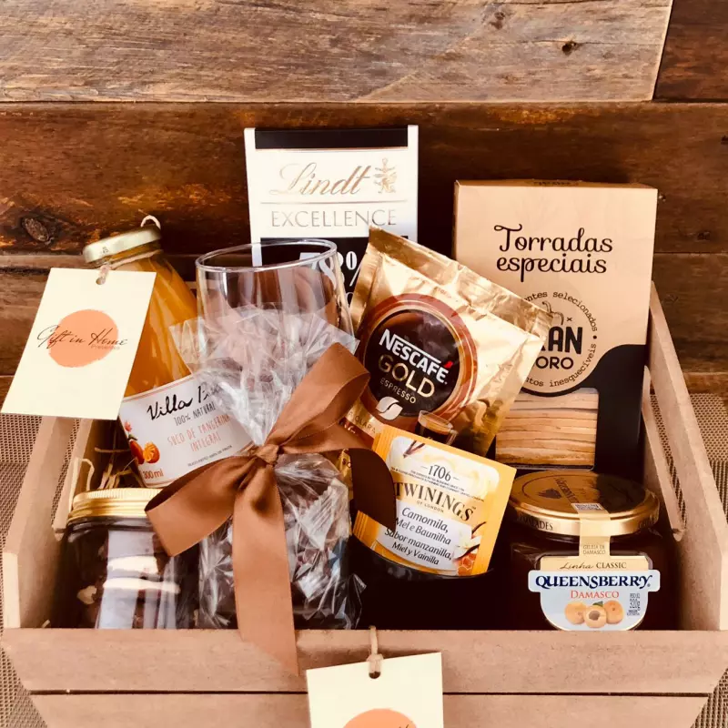 CESTA DE CAFÁ DA MANHÃ LONDON MORNIN