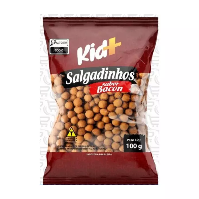 Salgadinho Sabor bacon 100g