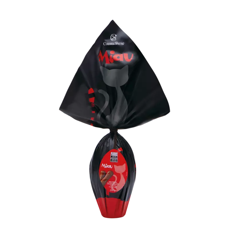 Ovo de Páscoa ao Leite Miau 200g