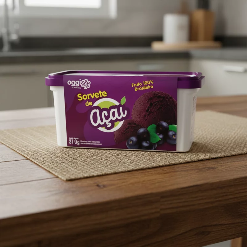 SORVETE DE AÇAÍ SABOR GUAR 1,5  L
