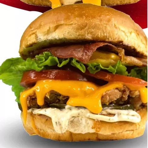BURGURS BACON CON GASEOSA