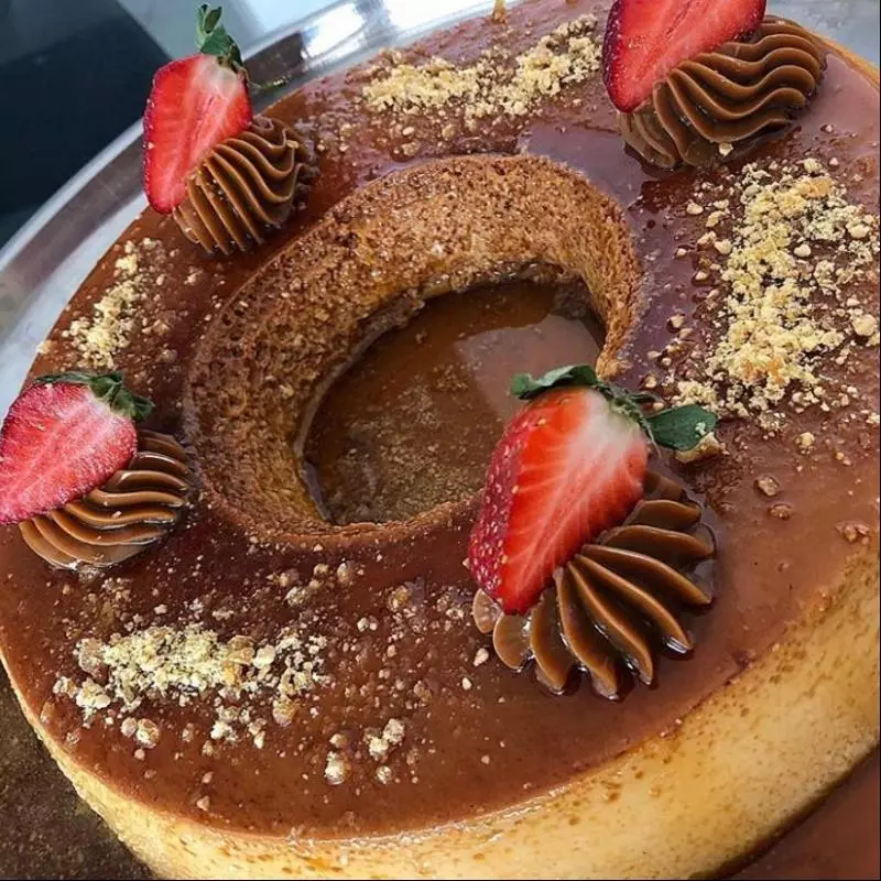 FLAN DE DULCE DE LECHE