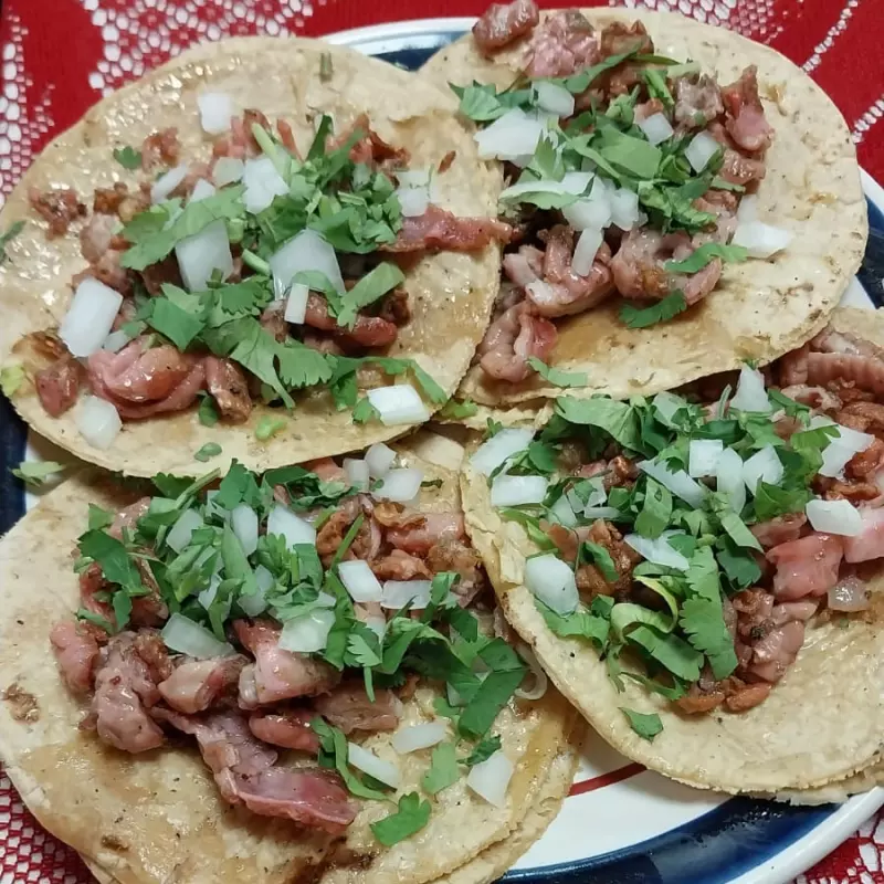 Tacos 5 por orden o por taco