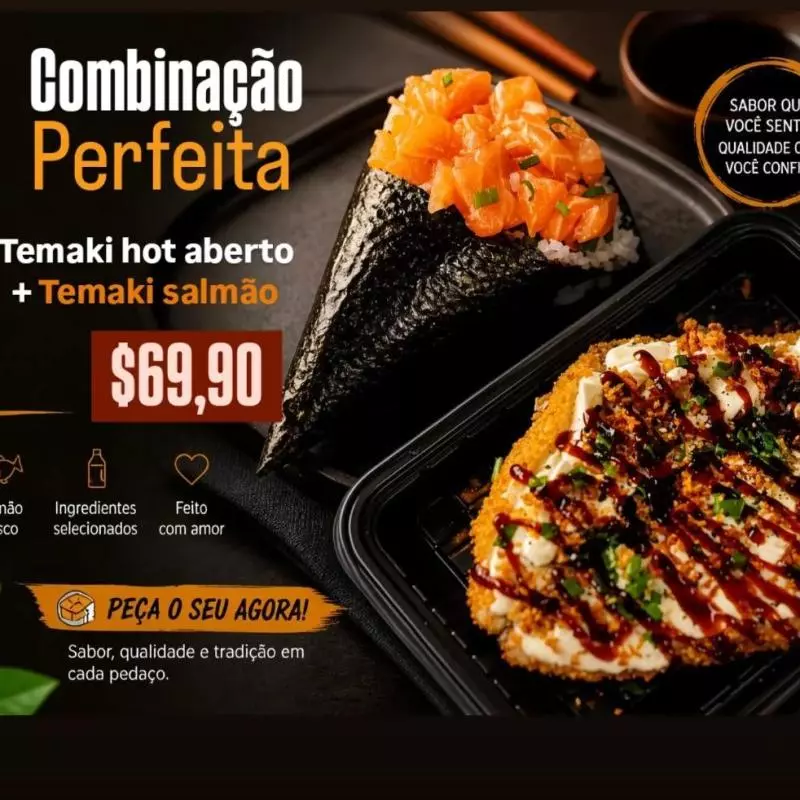 Promoção 2 Temaki