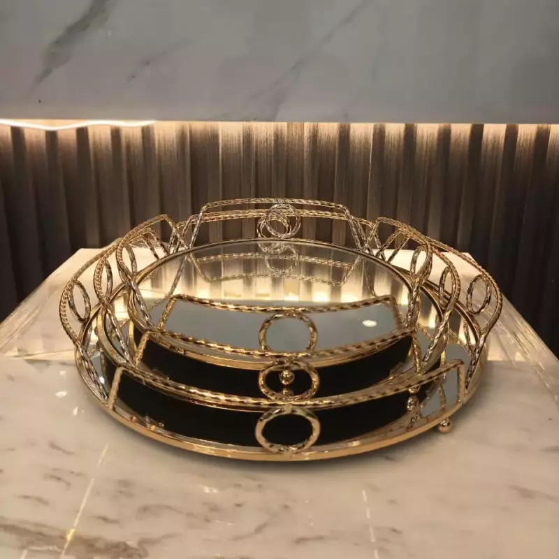 BANDEJA DORADA 9301-37