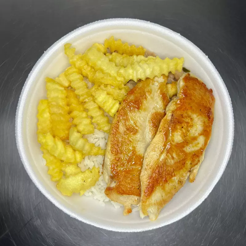 Filé de Frango com fritas