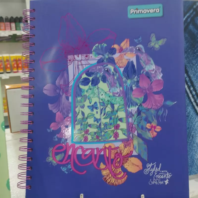 Cuaderno con espiral 6 materias