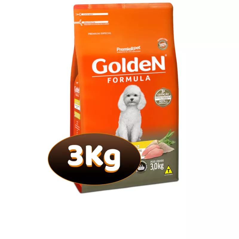 3 Kg - GoldeN Adultos Peq Peru Arr