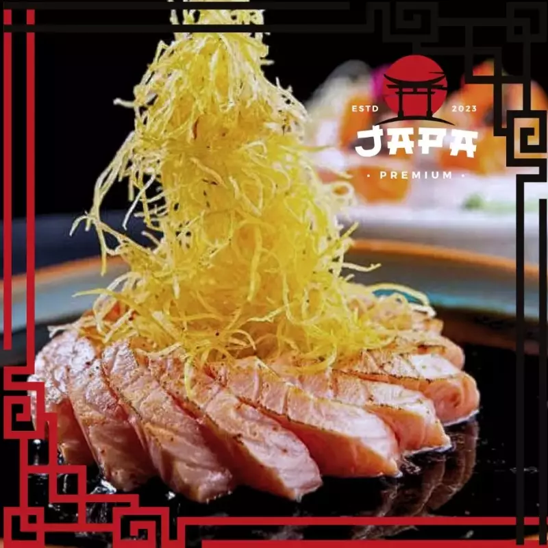 SALMÃO AO MOLHO PONZU - 8 UND