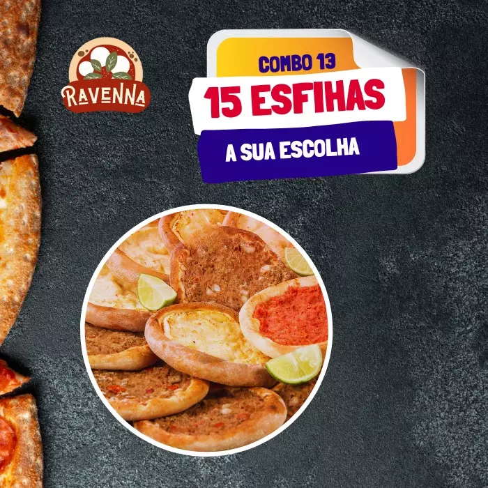 COMBO ESFIHAS (15 esfihas )