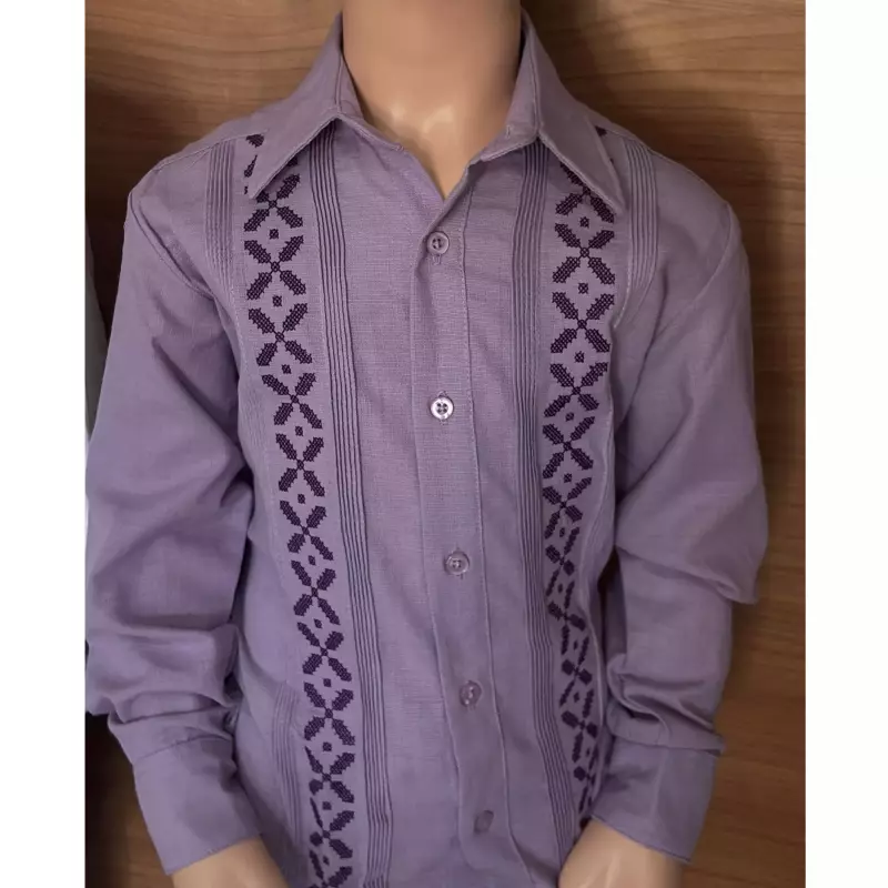 Guayabera lila