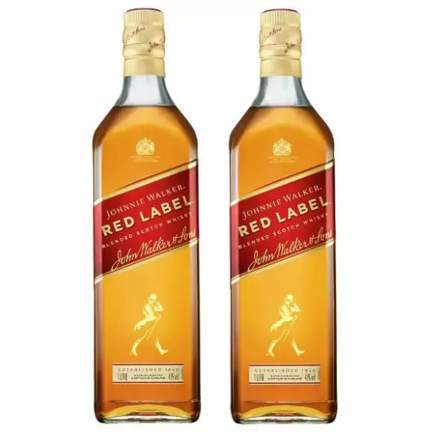 2 Whisky J.Walker Red Label 1 Litro