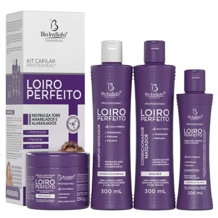 KIT CAPILAR LOIRO PERFEITO 4X1