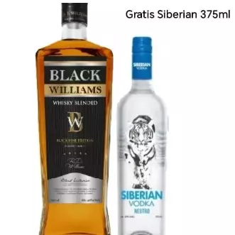 CAJA BLACK WILLIAM 750 ML +SIBERIAN